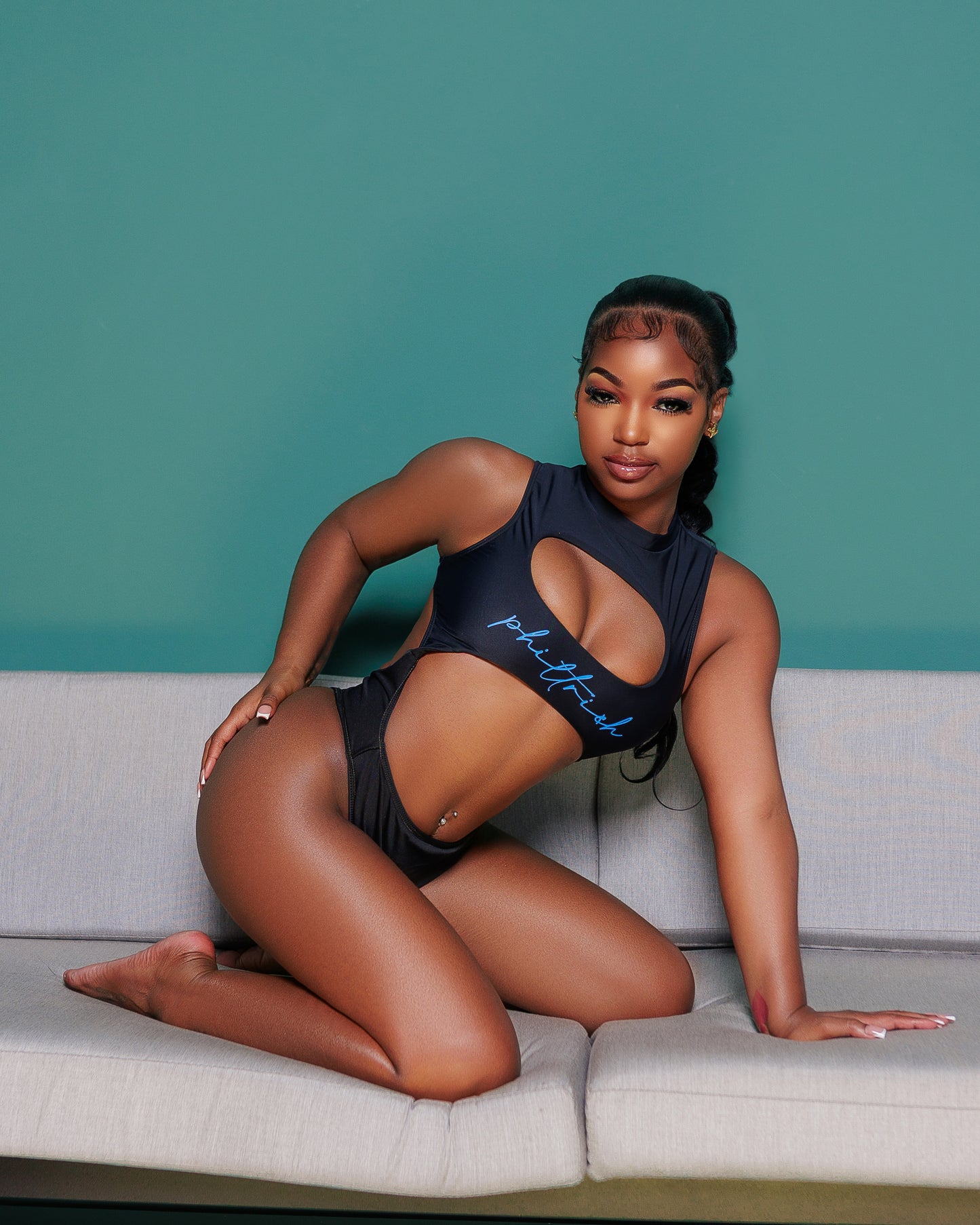 Black Monokini Set